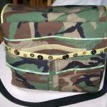 Recycled Army Shirt Diaper ..