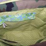 Recycled Army Shirt Diaper ..