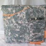 Recycled Army Shirt Diaper ..