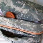 Recycled Army Shirt Diaper ..