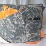 Recycled Army Shirt Diaper ..