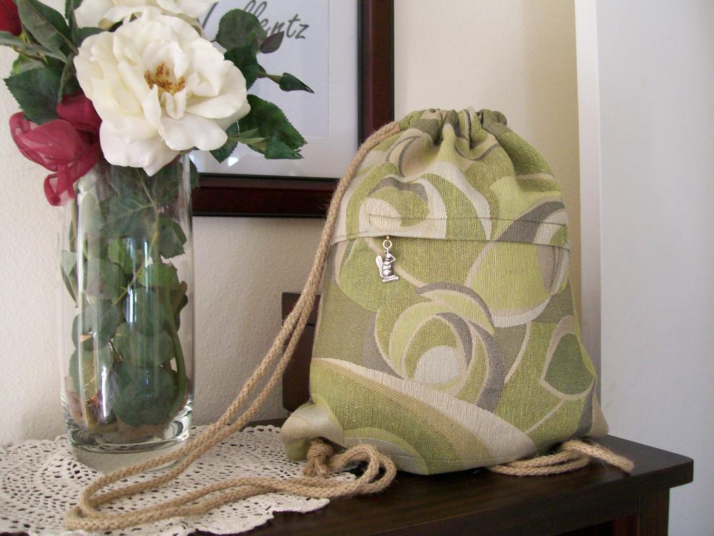 Designer Drawstring Backpack