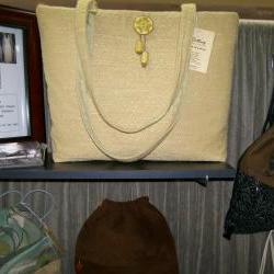 Yellow Chenille Bag