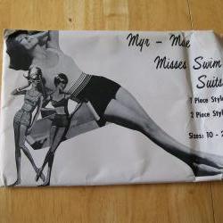 Vintage 1960's Myr -Mae Swim Suit Pattern